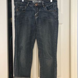 Mossimo boyfriend jeans size 3/4